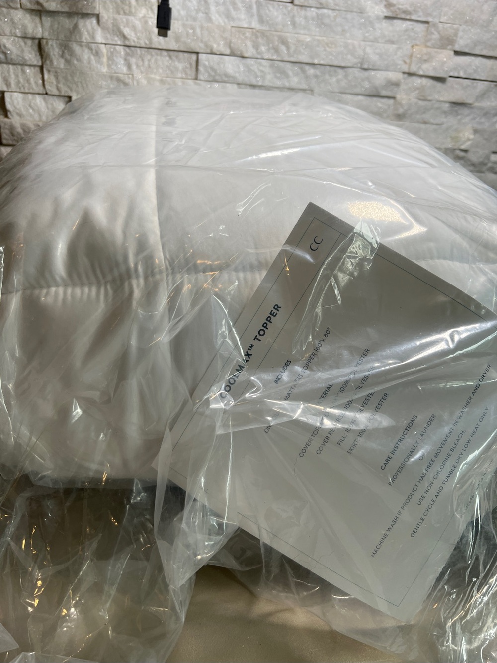 Tonya White Mattress Topper